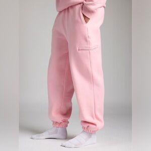COMFRT Airplane Mode Travel Sweatpants Petal Pink XS Brand New